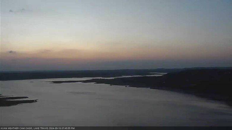 Lake Travis webcam, September 16, 2024 7:45 PM CT