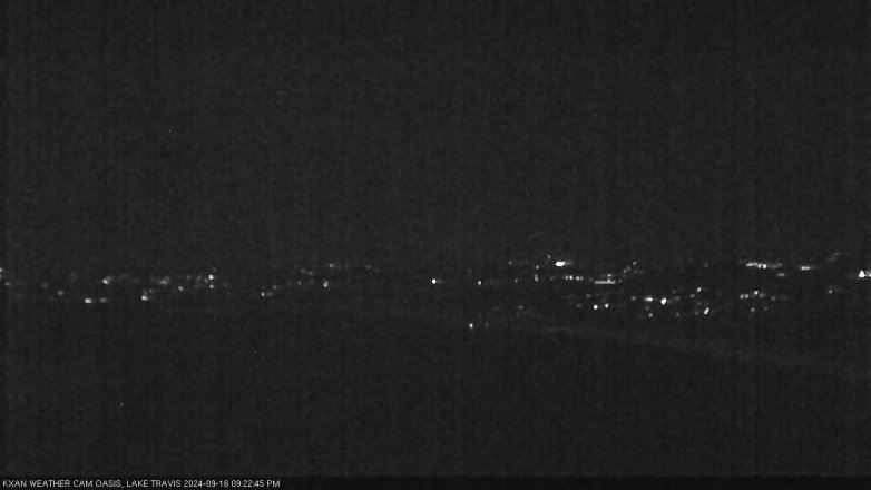 Lake Travis webcam, September 16, 2024 9:25 PM CT