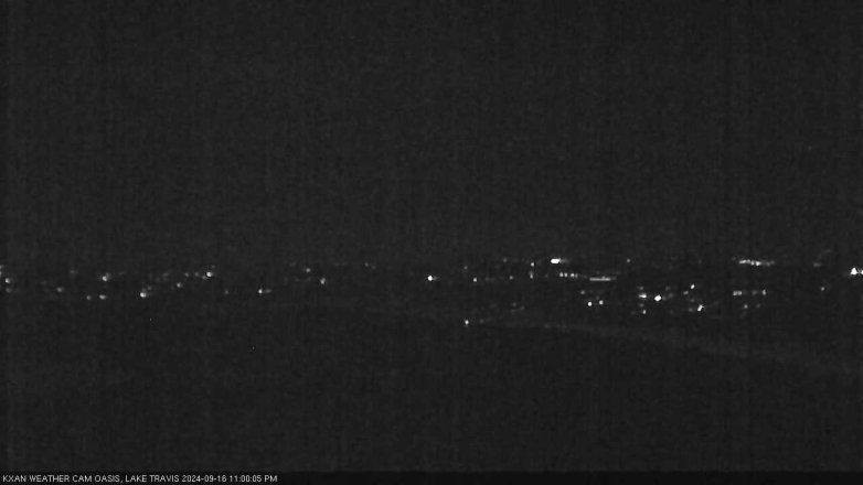 Lake Travis webcam, September 16, 2024 11:00 PM CT
