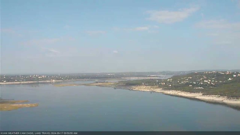 Lake Travis webcam, September 17, 2024 10:00 AM CT
