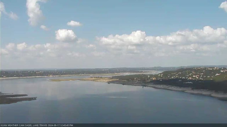 Lake Travis webcam, September 17, 2024 12:45 PM CT