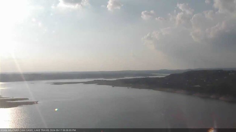 Lake Travis webcam, September 17, 2024 6:00 PM CT