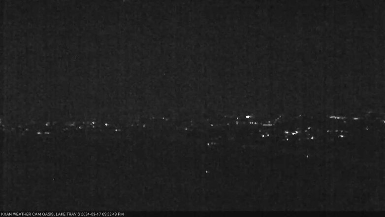Lake Travis webcam, September 17, 2024 9:25 PM CT