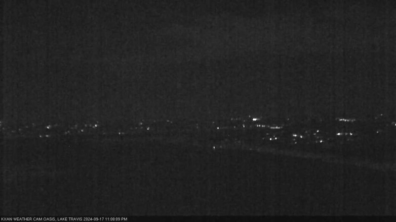 Lake Travis webcam, September 17, 2024 11:00 PM CT