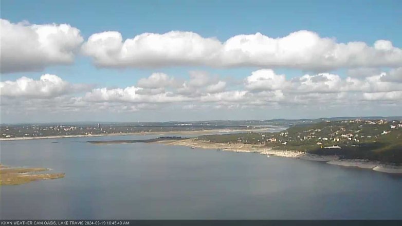 Lake Travis webcam, September 19, 2024 10:45 AM CT