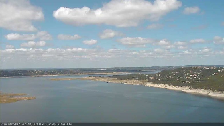 Lake Travis webcam, September 19, 2024 12:00 PM CT