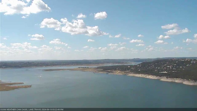 Lake Travis webcam, September 19, 2024 3:25 PM CT