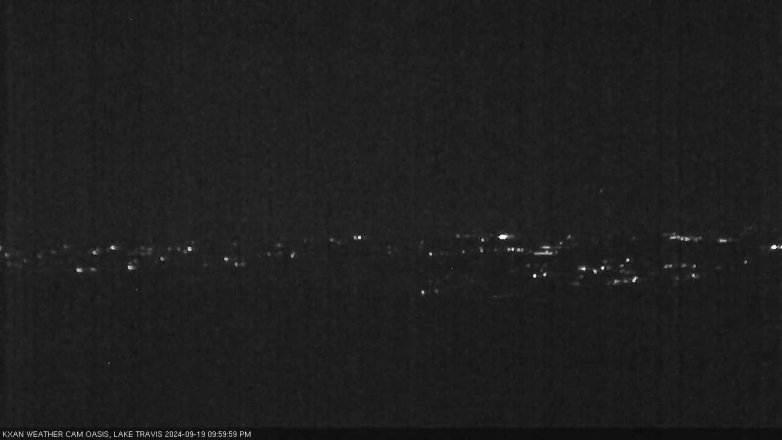 Lake Travis webcam, September 19, 2024 10:00 PM CT