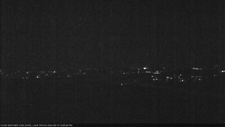 Lake Travis webcam, September 19, 2024 10:45 PM CT