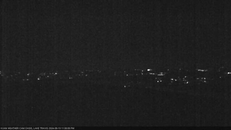 Lake Travis webcam, September 19, 2024 11:00 PM CT