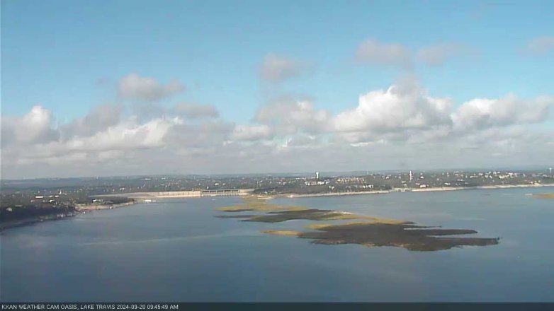 Lake Travis webcam, September 20, 2024 9:45 AM CT