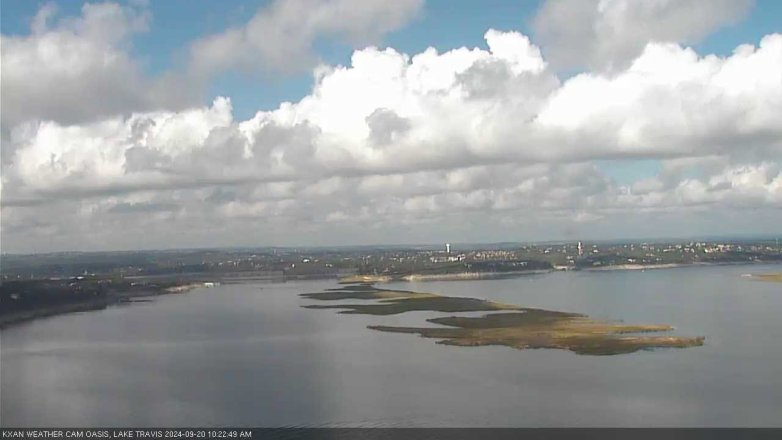 Lake Travis webcam, September 20, 2024 10:25 AM CT