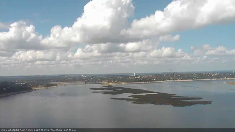 Lake Travis webcam, September 20, 2024 11:45 AM CT