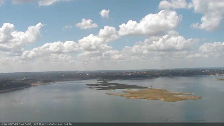 Lake Travis webcam, September 20, 2024 1:25 PM CT