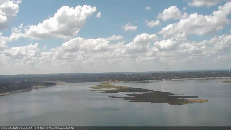 Lake Travis webcam, September 20, 2024 1:45 PM CT