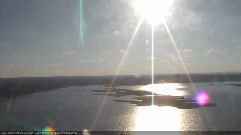 Lake Travis webcam, September 20, 2024 6:00 PM CT
