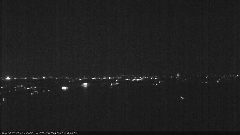 Lake Travis webcam, September 20, 2024 11:45 PM CT