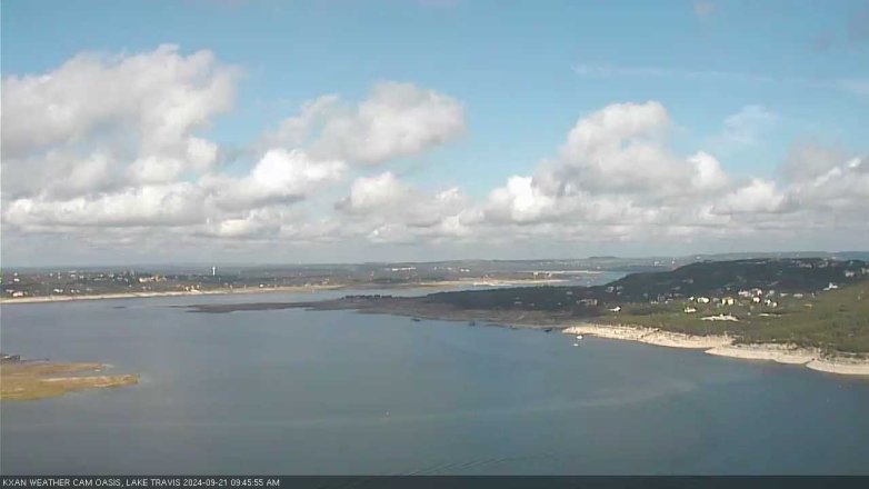 Lake Travis webcam, September 21, 2024 9:45 AM CT