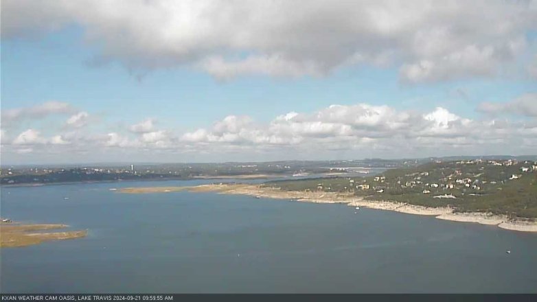 Lake Travis webcam, September 21, 2024 10:00 AM CT