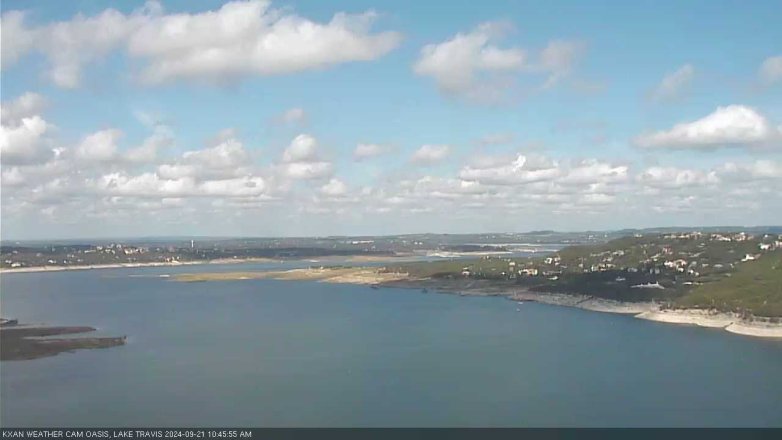 Lake Travis webcam, September 21, 2024 10:45 AM CT