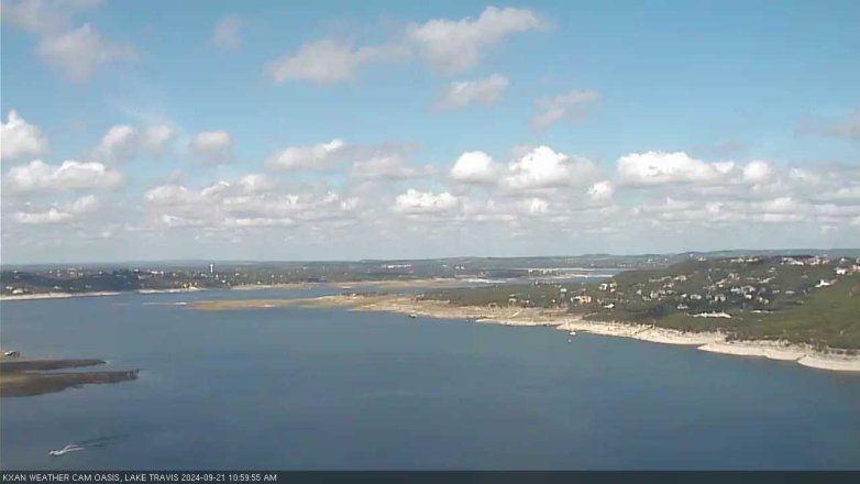 Lake Travis webcam, September 21, 2024 11:00 AM CT