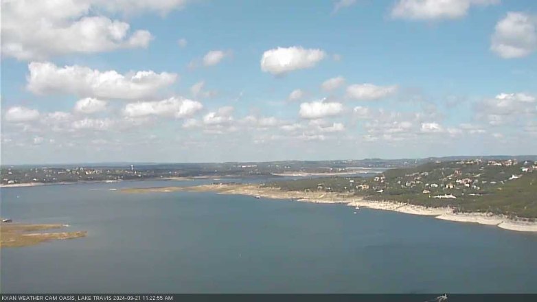 Lake Travis webcam, September 21, 2024 11:25 AM CT
