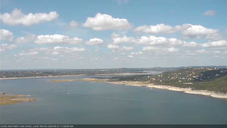 Lake Travis webcam, September 21, 2024 12:00 PM CT