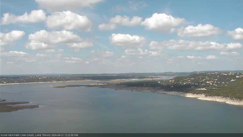 Lake Travis webcam, September 21, 2024 12:25 PM CT
