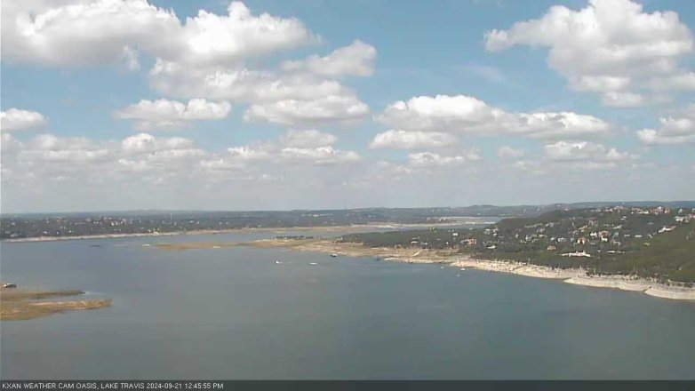 Lake Travis webcam, September 21, 2024 12:45 PM CT
