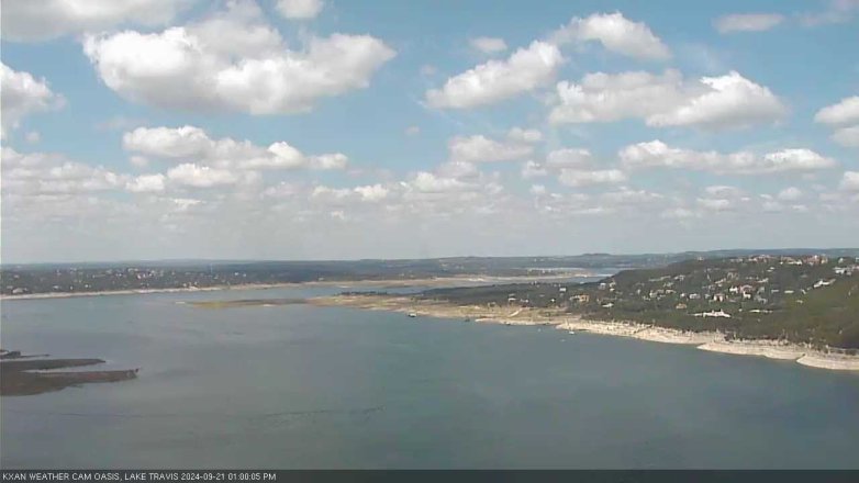 Lake Travis webcam, September 21, 2024 1:00 PM CT