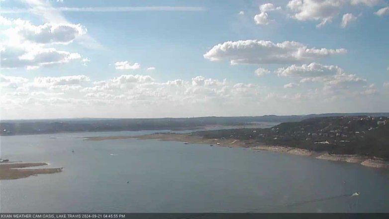 Lake Travis webcam, September 21, 2024 4:45 PM CT