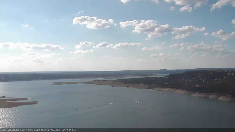 Lake Travis webcam, September 21, 2024 5:25 PM CT