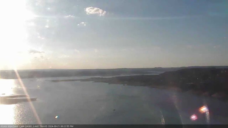 Lake Travis webcam, September 21, 2024 6:25 PM CT