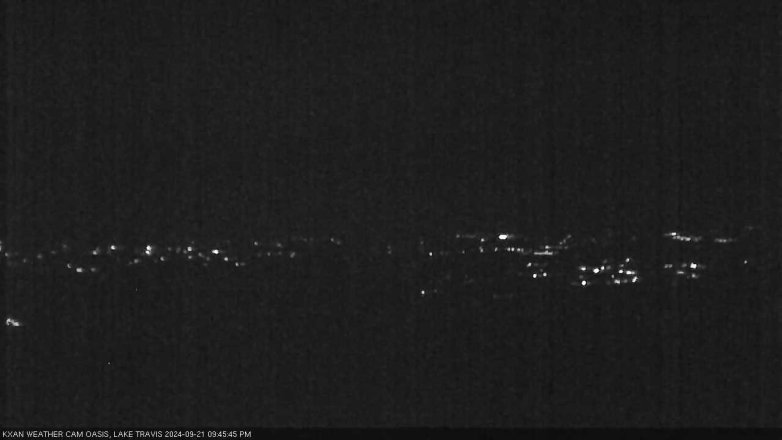 Lake Travis webcam, September 21, 2024 9:45 PM CT