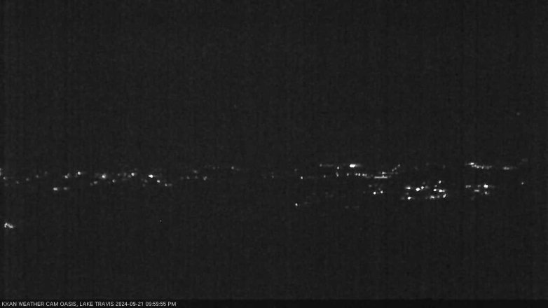 Lake Travis webcam, September 21, 2024 10:00 PM CT