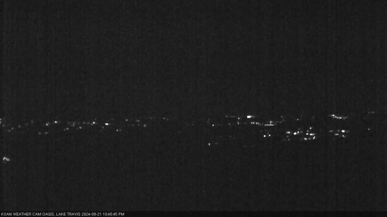 Lake Travis webcam, September 21, 2024 10:45 PM CT
