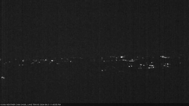 Lake Travis webcam, September 21, 2024 11:45 PM CT