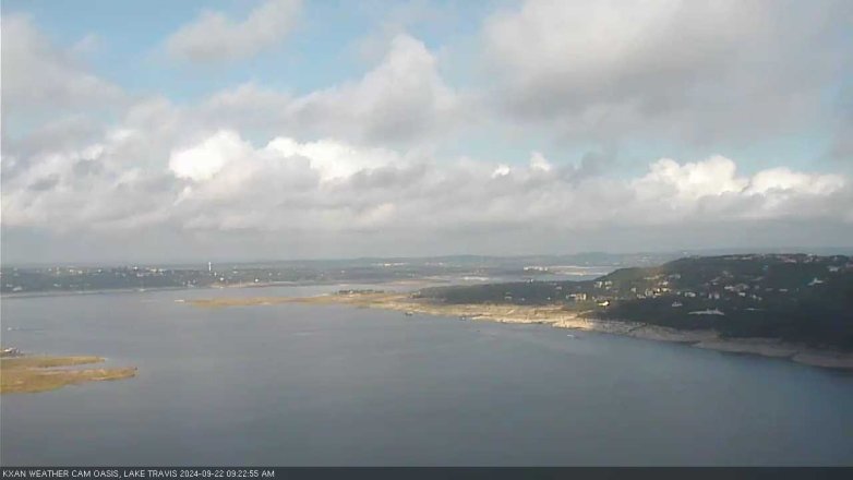 Lake Travis webcam, September 22, 2024 9:25 AM CT