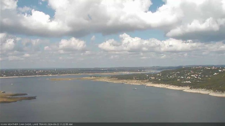 Lake Travis webcam, September 22, 2024 11:25 AM CT