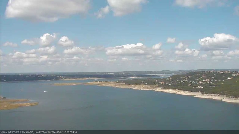 Lake Travis webcam, September 22, 2024 12:00 PM CT