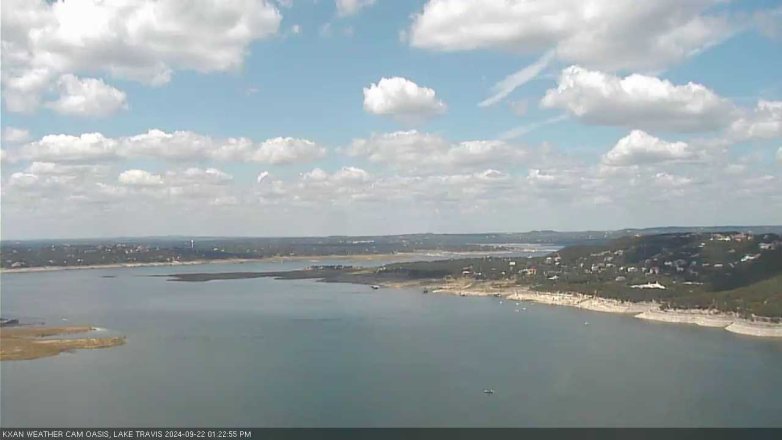 Lake Travis webcam, September 22, 2024 1:25 PM CT