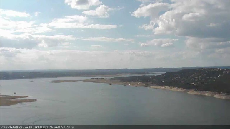 Lake Travis webcam, September 22, 2024 4:25 PM CT