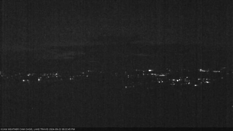 Lake Travis webcam, September 22, 2024 8:25 PM CT
