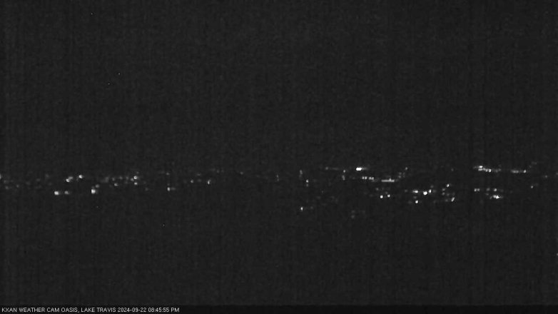 Lake Travis webcam, September 22, 2024 8:45 PM CT