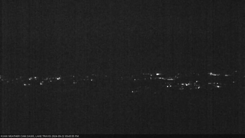 Lake Travis webcam, September 22, 2024 9:45 PM CT