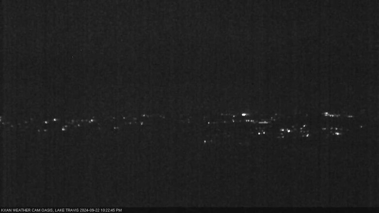 Lake Travis webcam, September 22, 2024 10:25 PM CT
