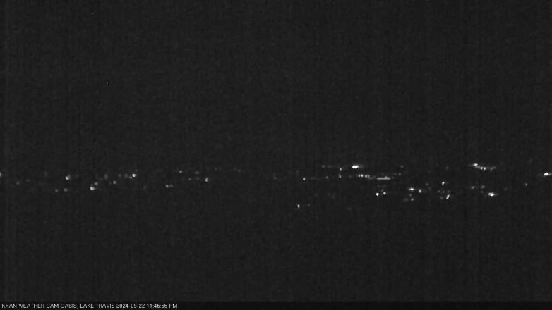 Lake Travis webcam, September 22, 2024 11:45 PM CT