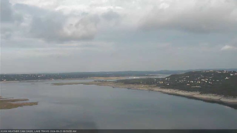 Lake Travis webcam, September 23, 2024 9:00 AM CT