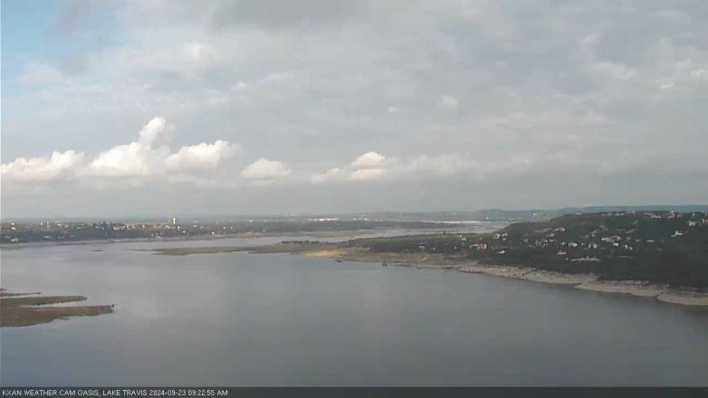 Lake Travis webcam, September 23, 2024 9:25 AM CT