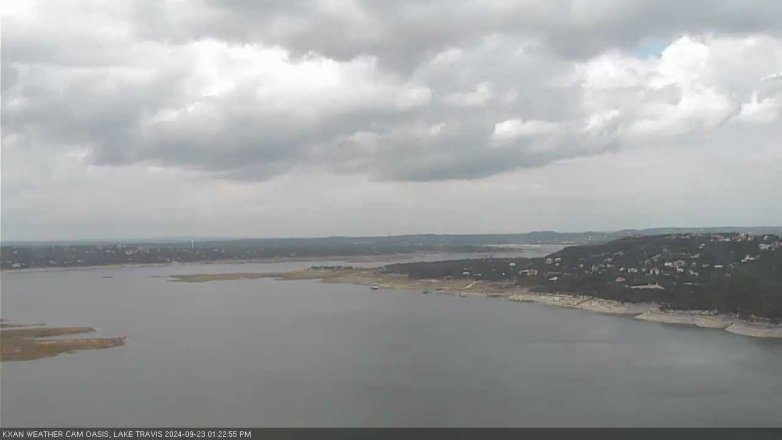 Lake Travis webcam, September 23, 2024 1:25 PM CT